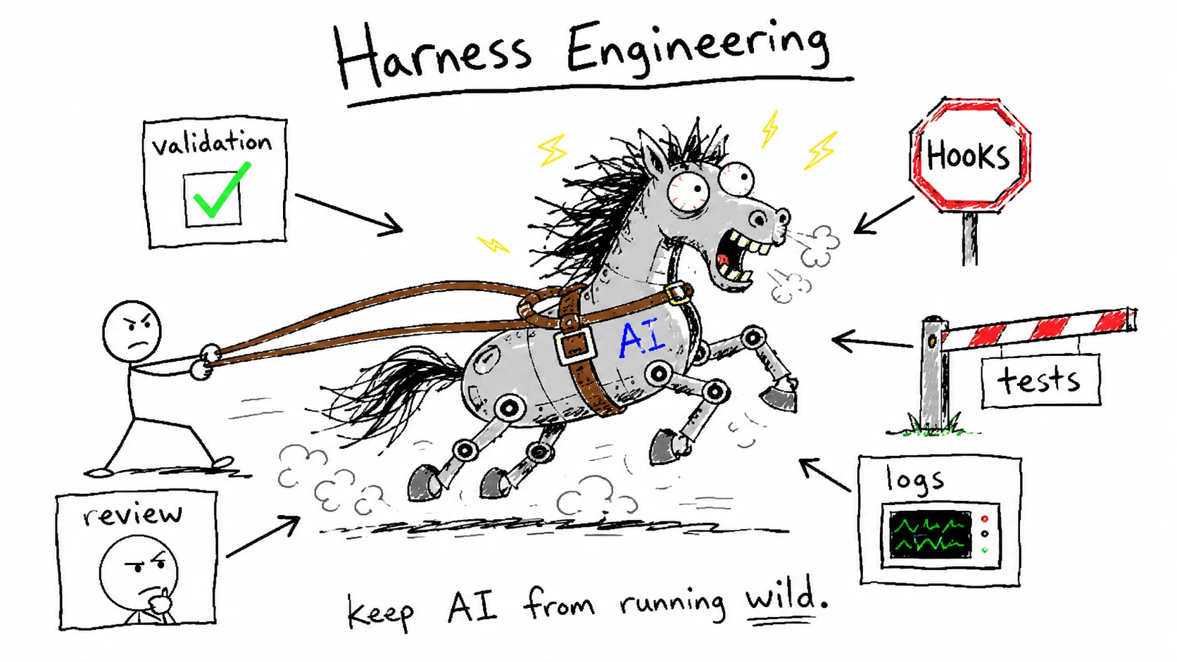 Harness Engineering: Keeping AI From Running Wild